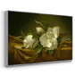 Magnolias on Gold Velvet Cloth, c. 1888-1890 - Floater Framed Canvas Print