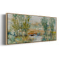 Trees on the Creek II - Floater Framed Canvas Print