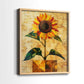Floral Study Series CLVIII - Restickable Framed Art Set