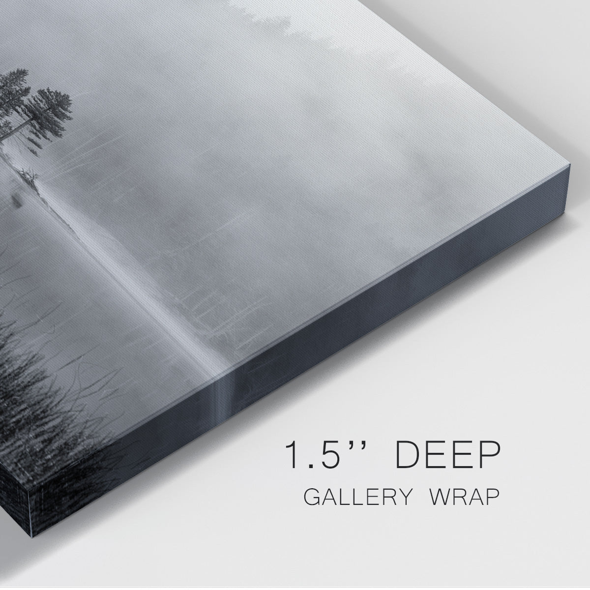 Island Fog Premium Gallery Wrapped Canvas - Ready to Hang