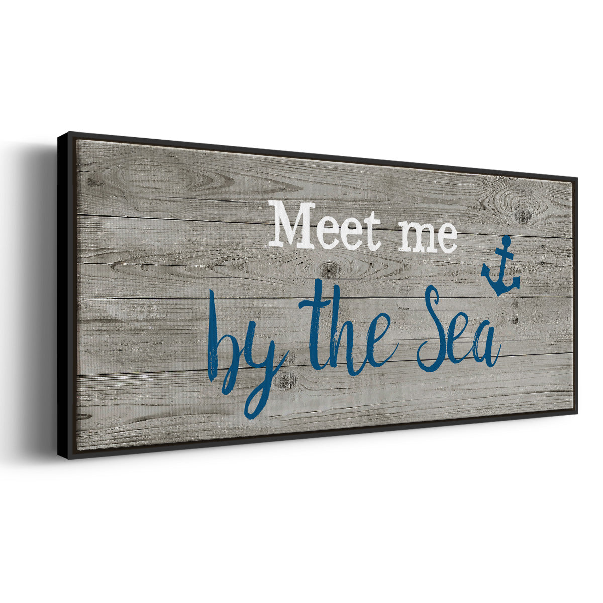 Meet Me - Floater Framed Canvas Print