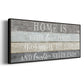 Home Is Where - Floater Framed Canvas Print