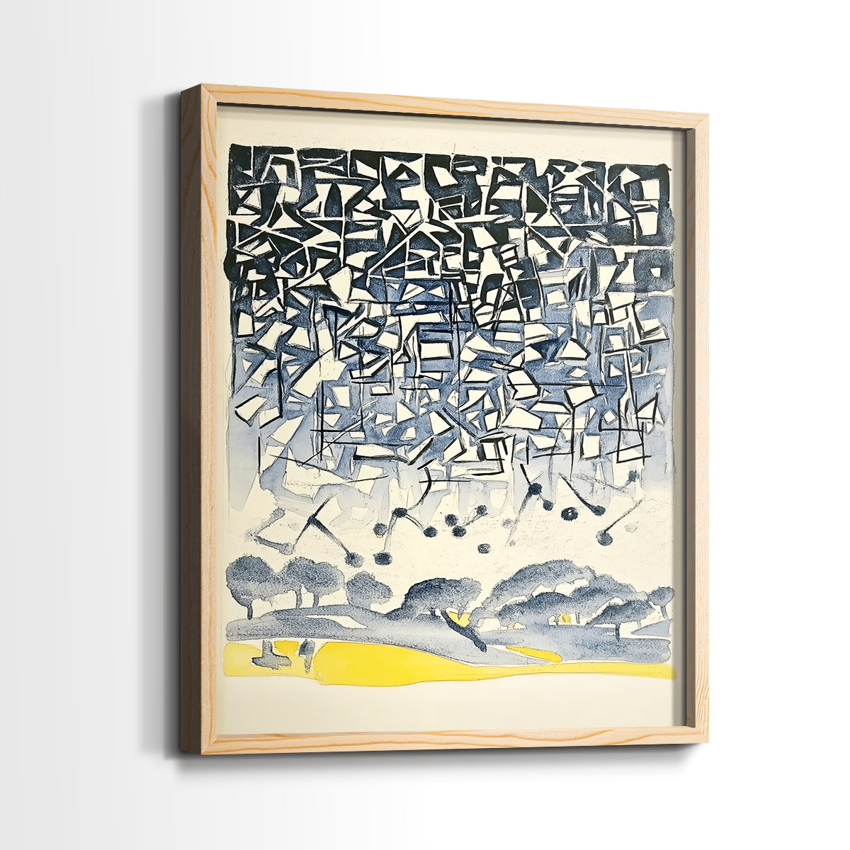 Abstract Series CXCII - Restickable Framed Art Set