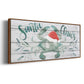 Tis the Seasun Collection D - Floater Framed Canvas Print