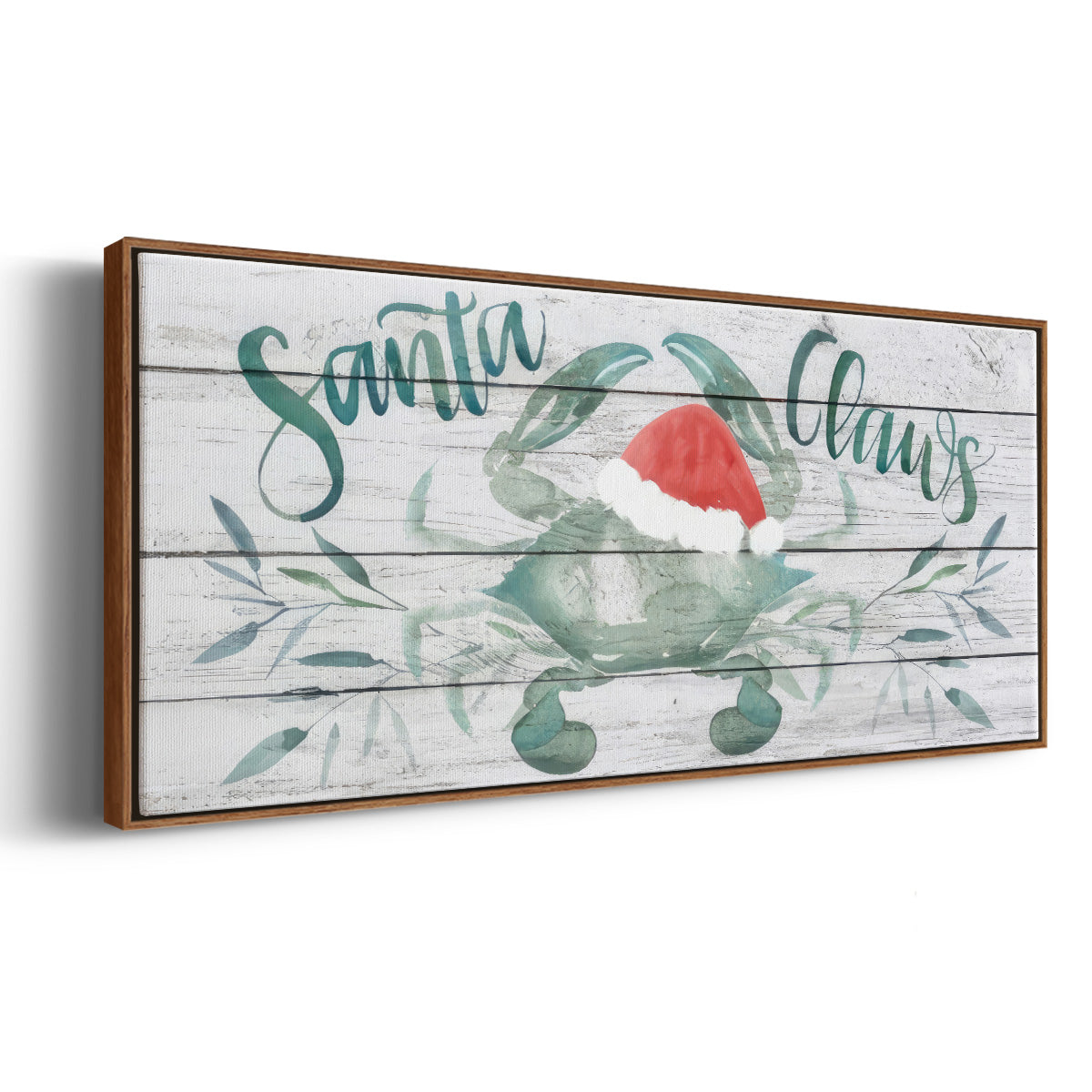 Tis the Seasun Collection D - Floater Framed Canvas Print