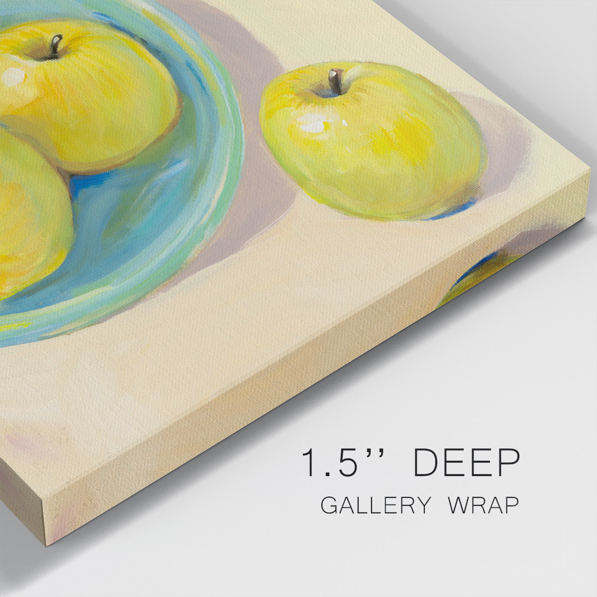 Fruit Bowl Trio II-Premium Gallery Wrapped Canvas - Ready to Hang