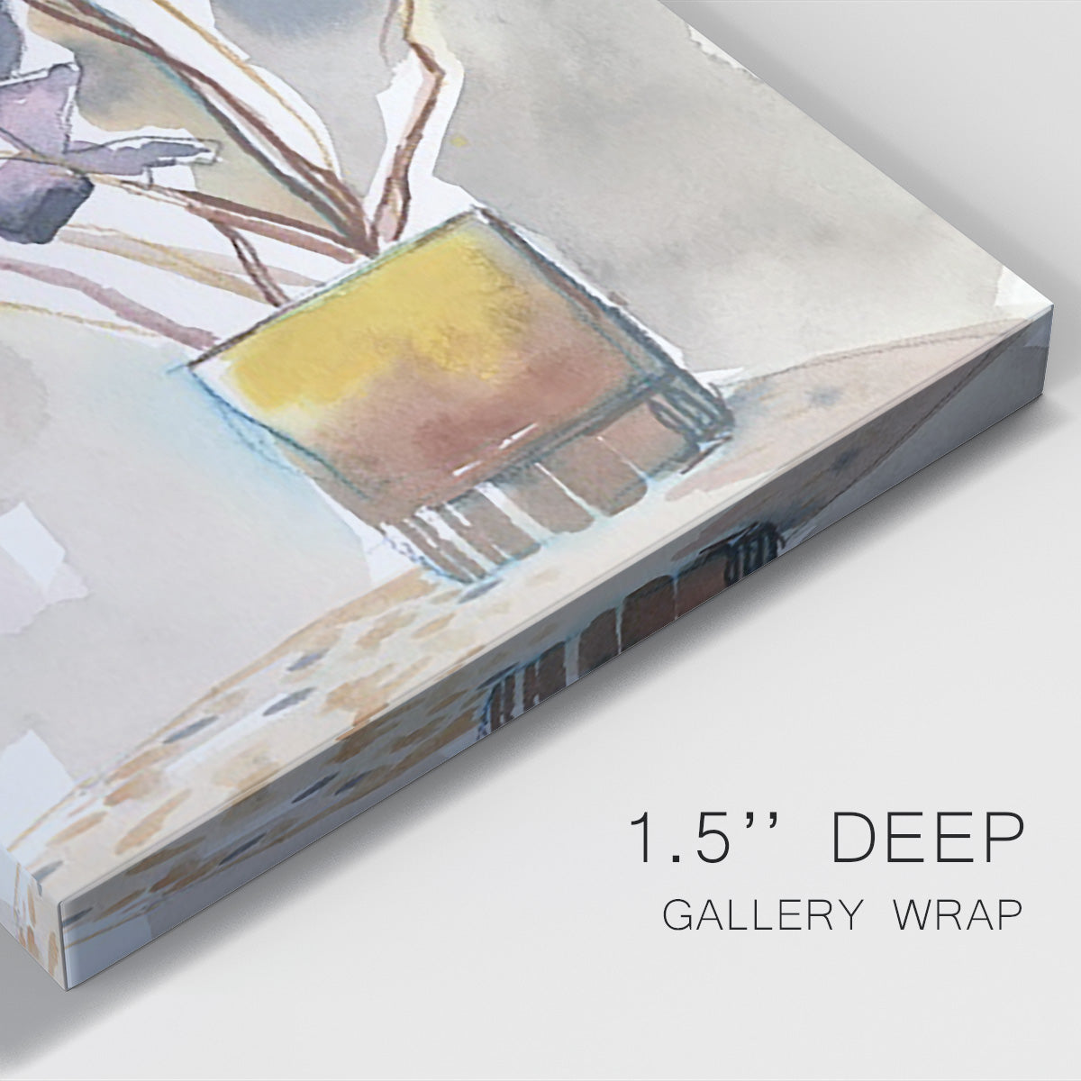 Oxalis in Vase II - Canvas Art Print