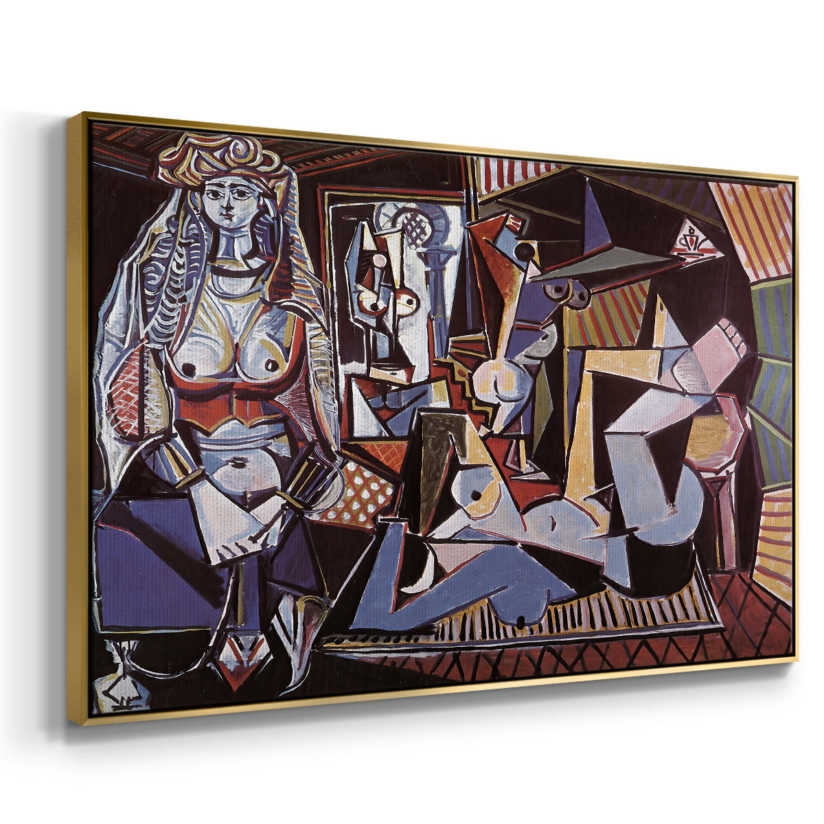 Women of Algiers (Version O), 1955 - Floater Framed Canvas Print