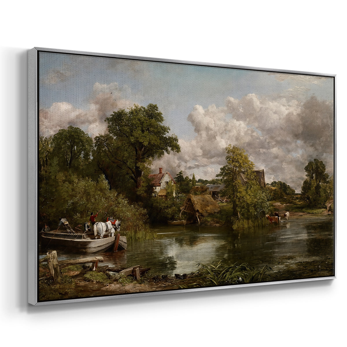 The White Horse, 1819 - Floater Framed Canvas Print