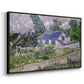 Houses in Auvers, 1890 - Floater Framed Canvas Print