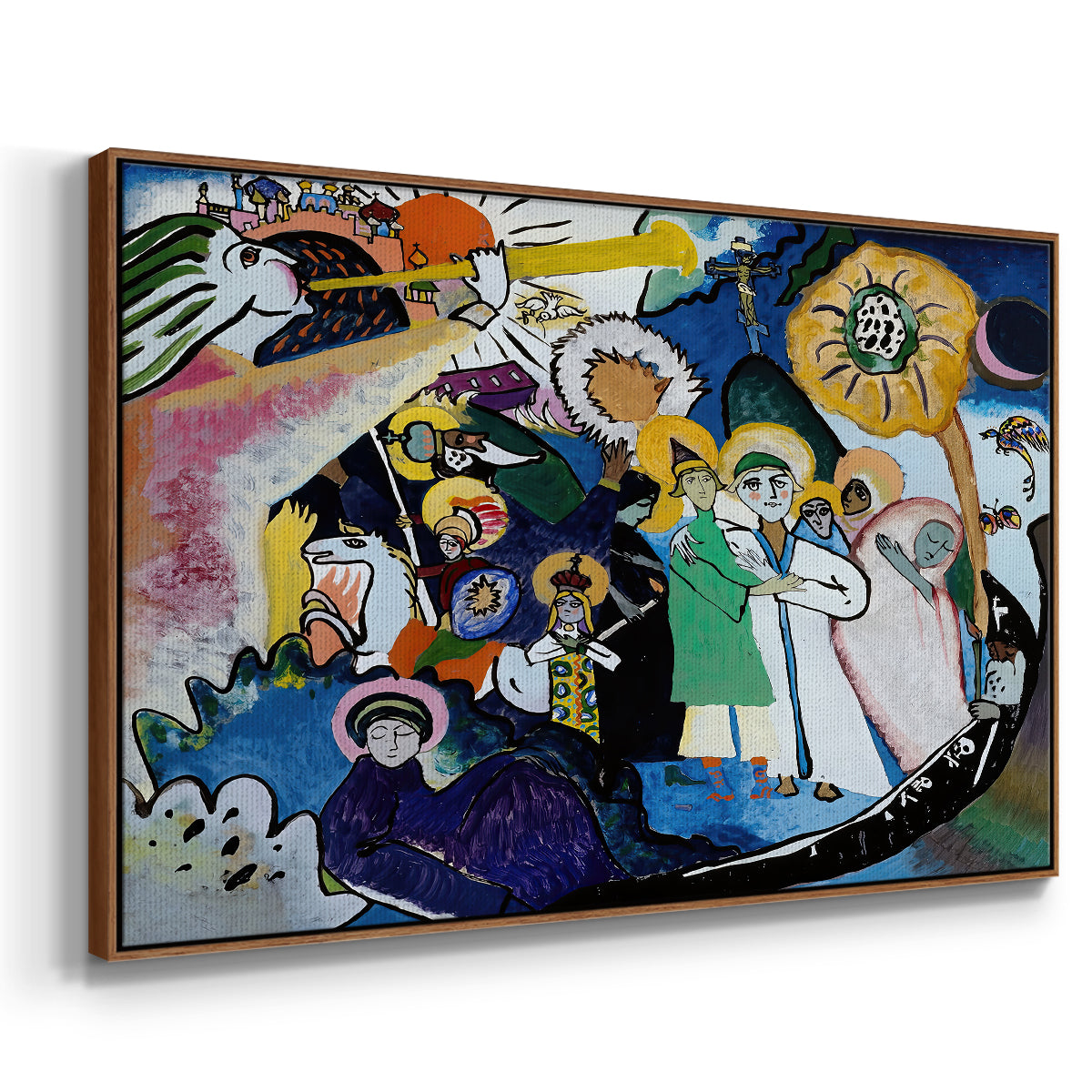 All Saints Day I, 1911 - Floater Framed Canvas Print