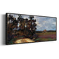 The Road and the House - Floater Framed Canvas Print
