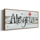 Alegria - Floater Framed Canvas Print