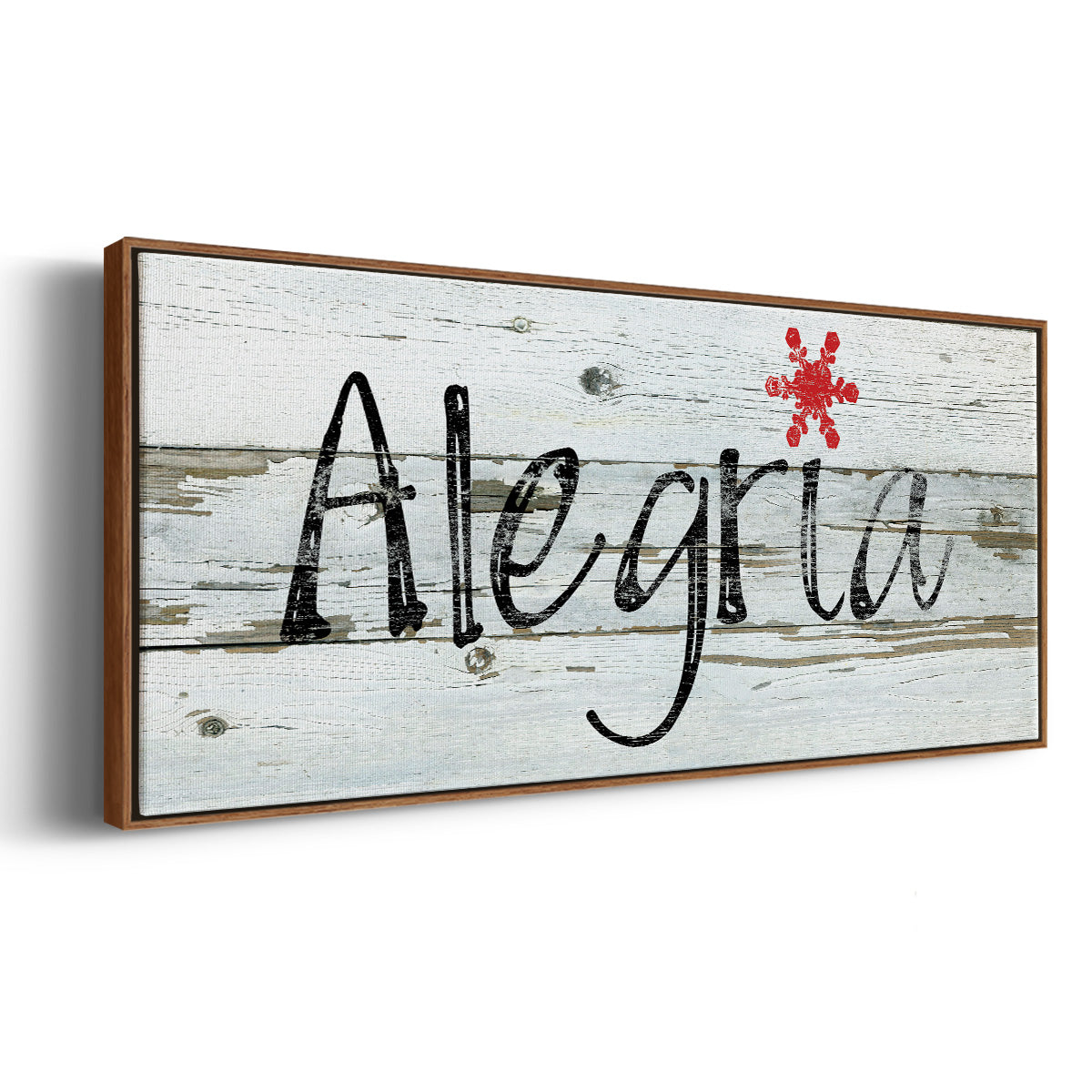 Alegria - Floater Framed Canvas Print