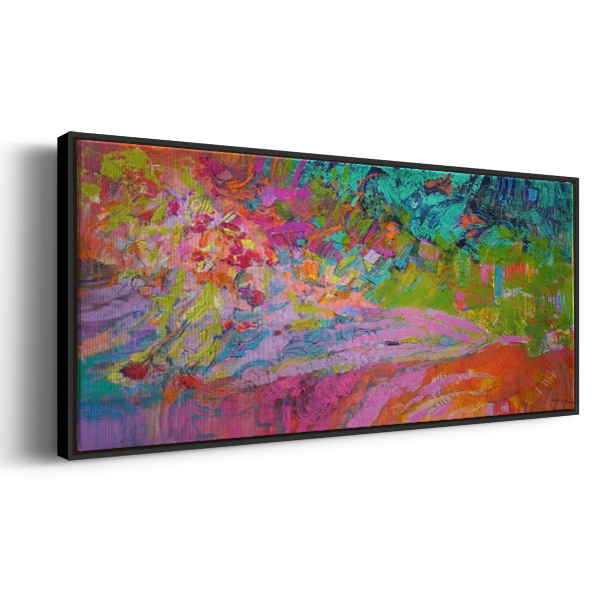 Passion Diva - Floater Framed Canvas Print