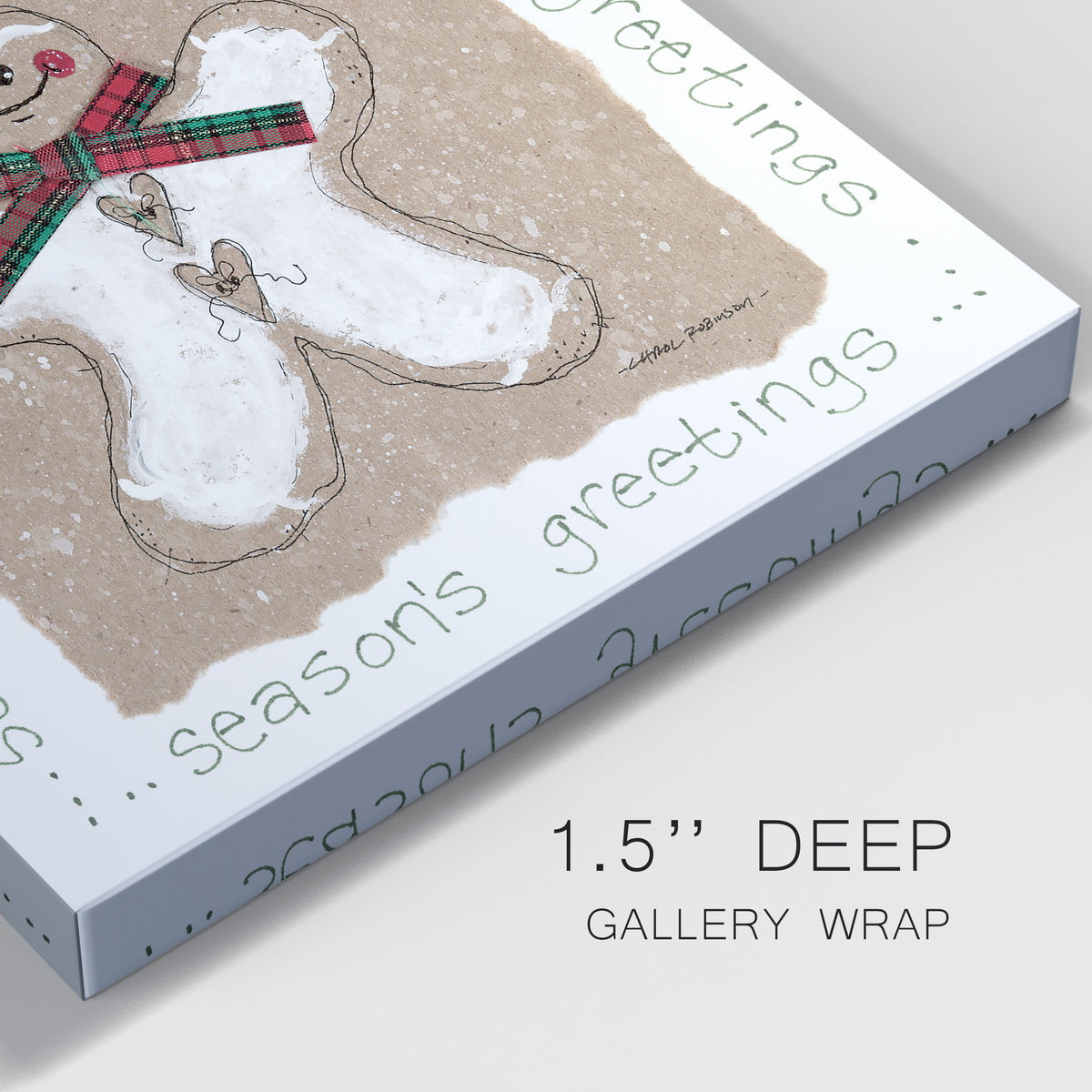 Gingerbread Man - Canvas Art Print