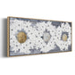 Sophisticated Christmas Collection H - Floater Framed Canvas Print
