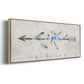 Boho Arrow I - Floater Framed Canvas Print