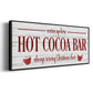 Hot Cocoa Bar - Floater Framed Canvas Print
