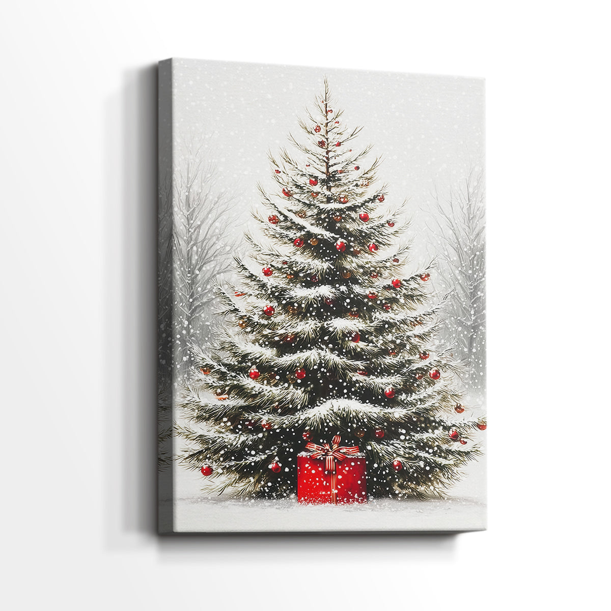 Eve of Snowwhite Yule - Canvas Art Print