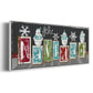 Navidad Blocks - Floater Framed Canvas Print