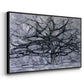 The Gray Tree, 1911 - Floater Framed Canvas Print