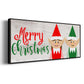 Christmas Elf Couple - Floater Framed Canvas Print
