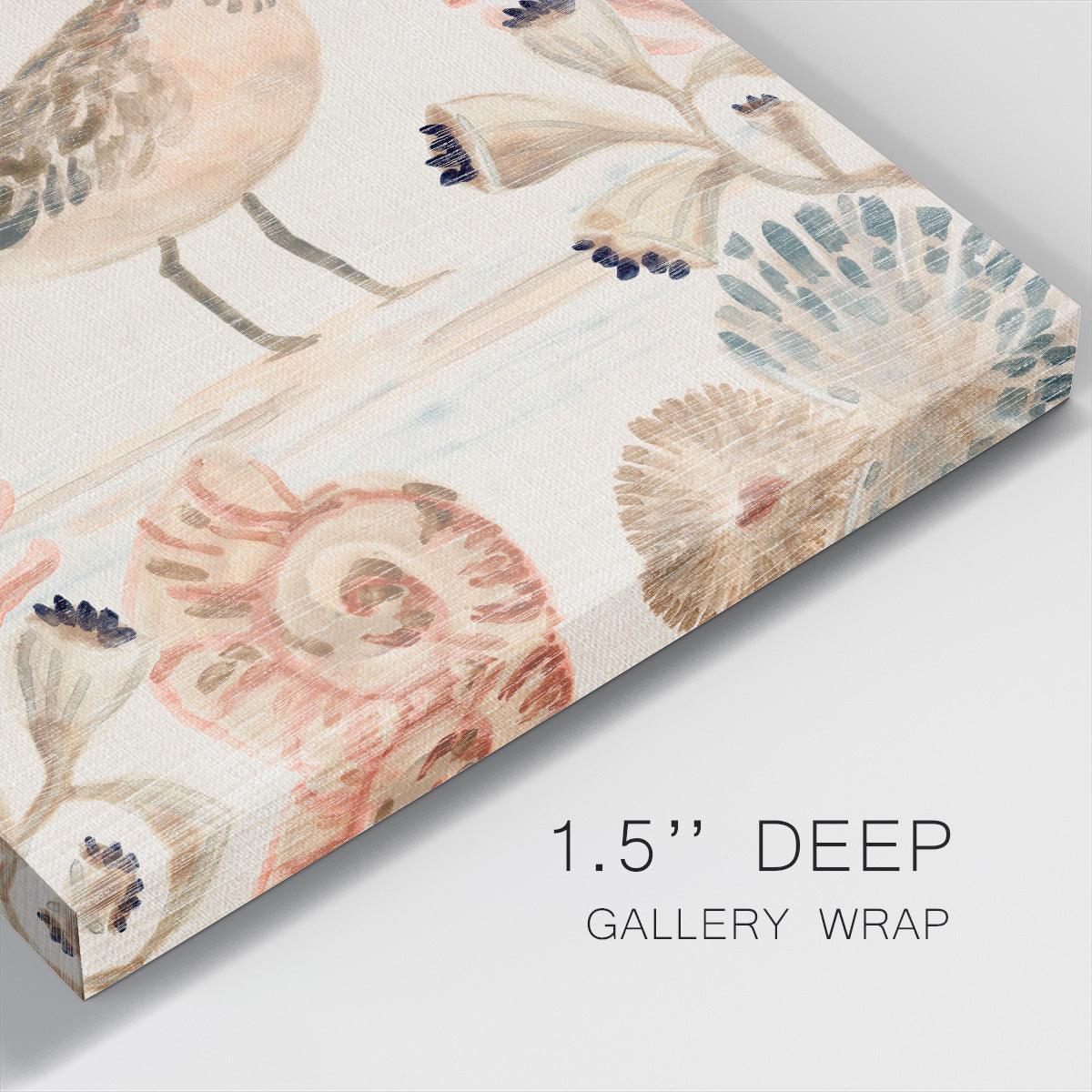 Shell Pipers III - Canvas Art Print