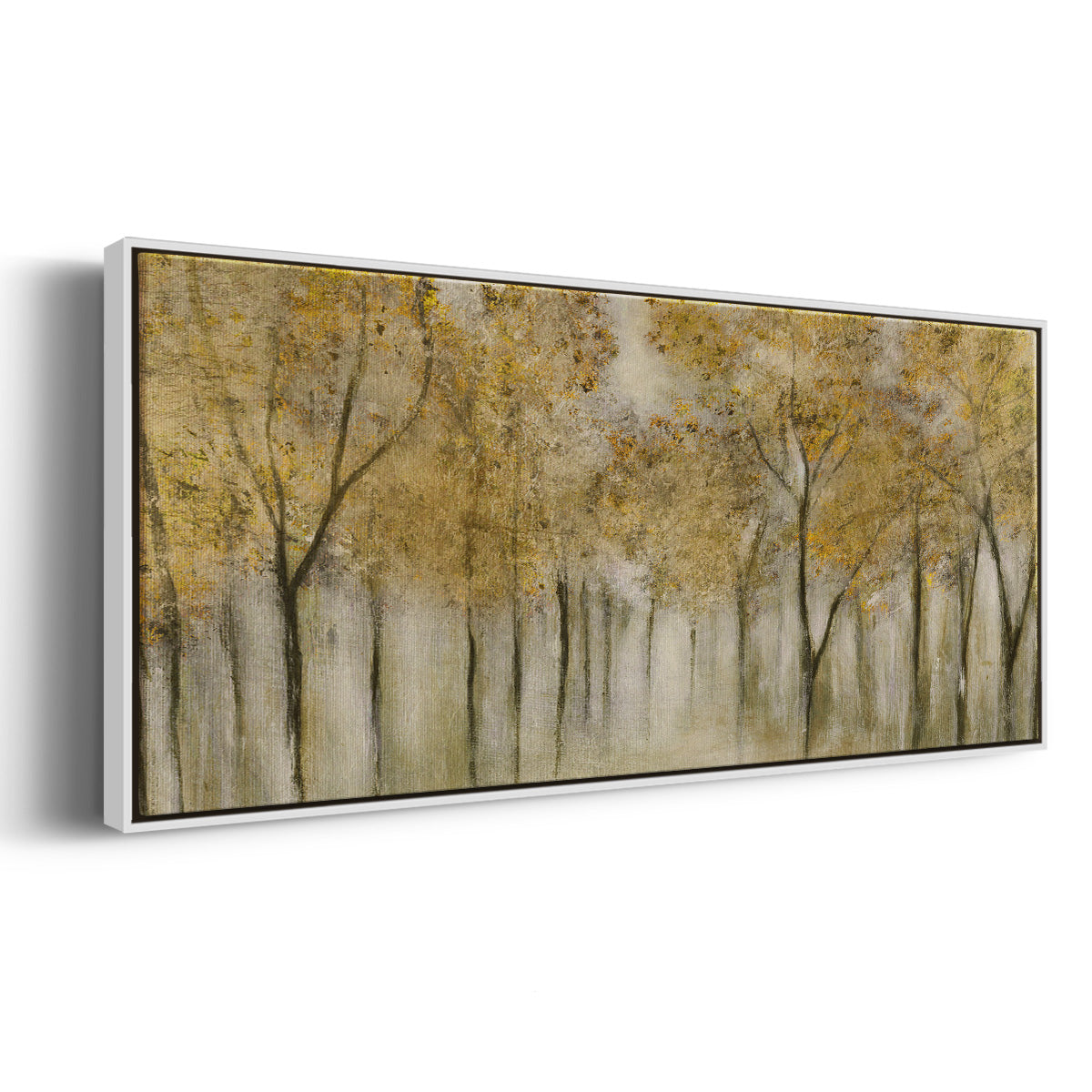 Golden Spring - Floater Framed Canvas Print