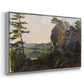 Landscape with the Balbersteine near Miesenbach, 1839 - Floater Framed Canvas Print