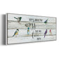 We Live Here - Floater Framed Canvas Print