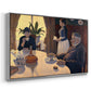 The Dining Room (Breakfast), 1886-1887 - Floater Framed Canvas Print