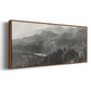 The Smoky Mountains - Floater Framed Canvas Print