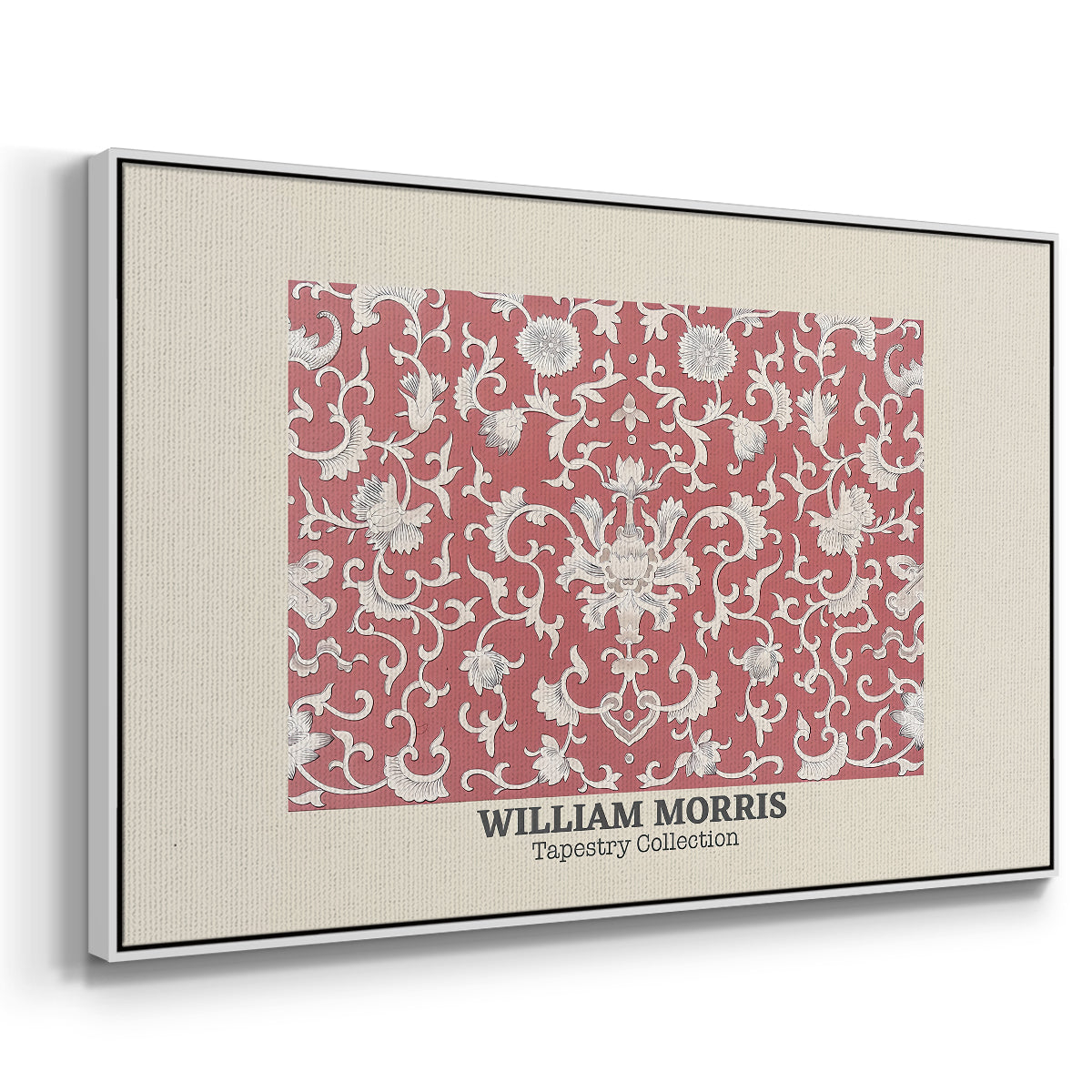 Examples of Chinese Ornament, Pl. XCV (Morris Inspired), 1867 - Floater Framed Canvas Print