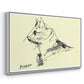 Cat (Le chat), c. 1961 - Floater Framed Canvas Print