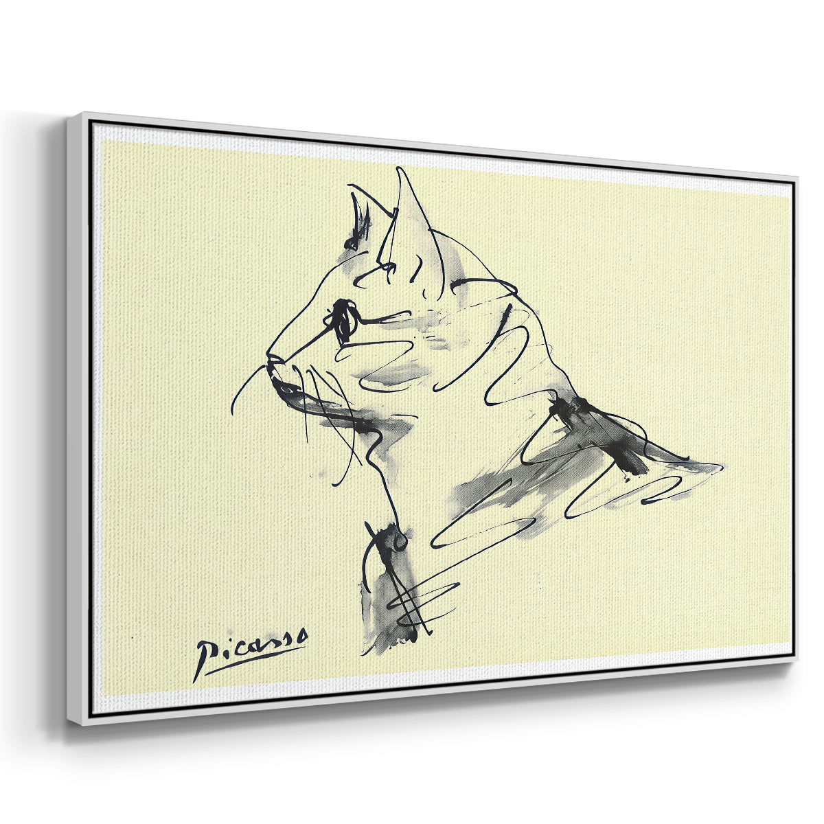 Cat (Le chat), c. 1961 - Floater Framed Canvas Print