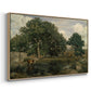 Forest of Fontainebleau, 1846 - Floater Framed Canvas Print
