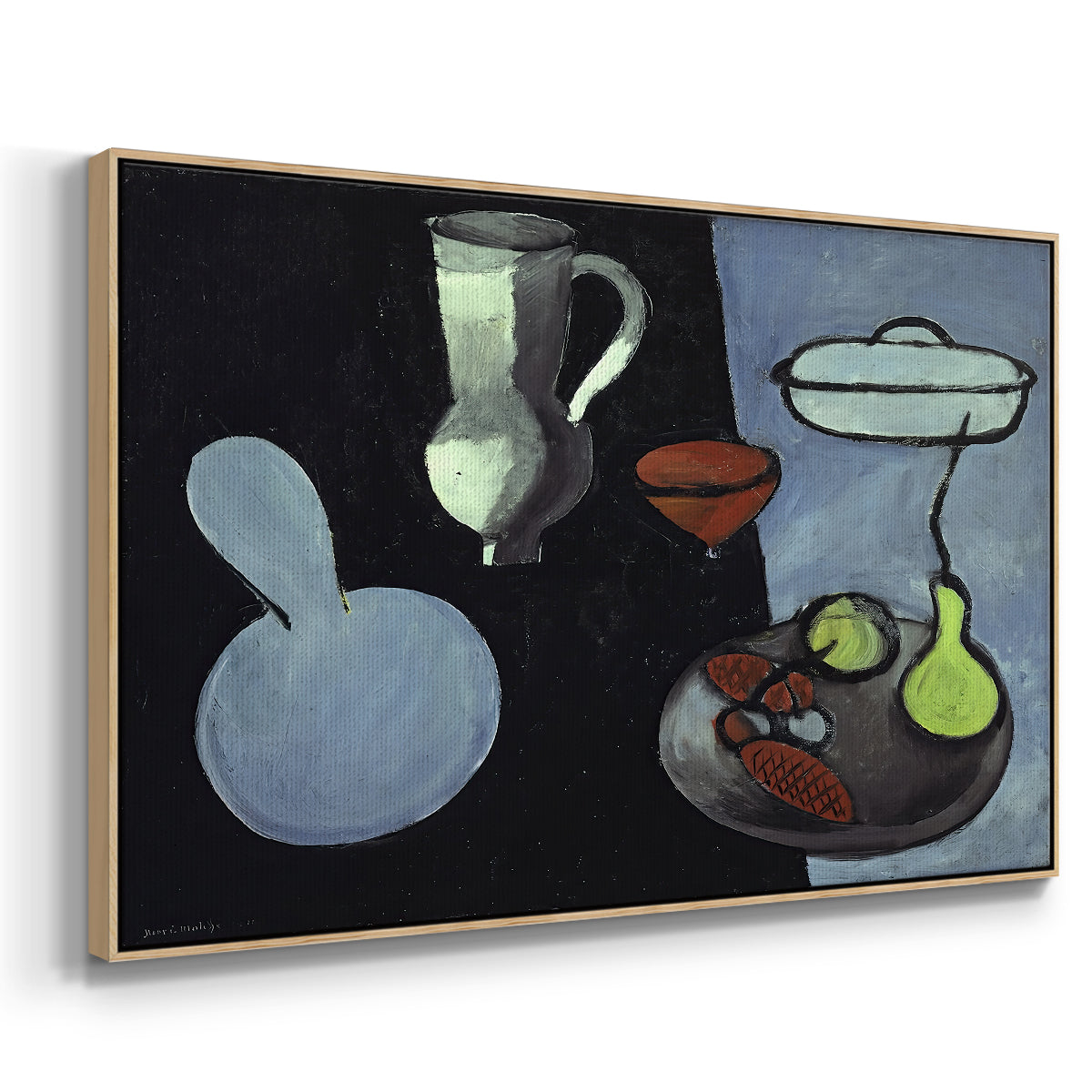 The Gourds (Les coloquintes), 1916 - Floater Framed Canvas Print