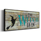 The Witch is in - Floater Framed Canvas Print