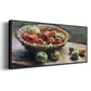 The Plate with Apples, 1880 - Floater Framed Canvas Print