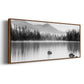 Mountain Reflection - Floater Framed Canvas Print
