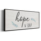 Hope & Soap - Floater Framed Canvas Print