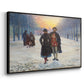 Morning after the Carnival, 1884 - Floater Framed Canvas Print
