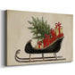 Eve of Golden Sleigh - Canvas Art Print