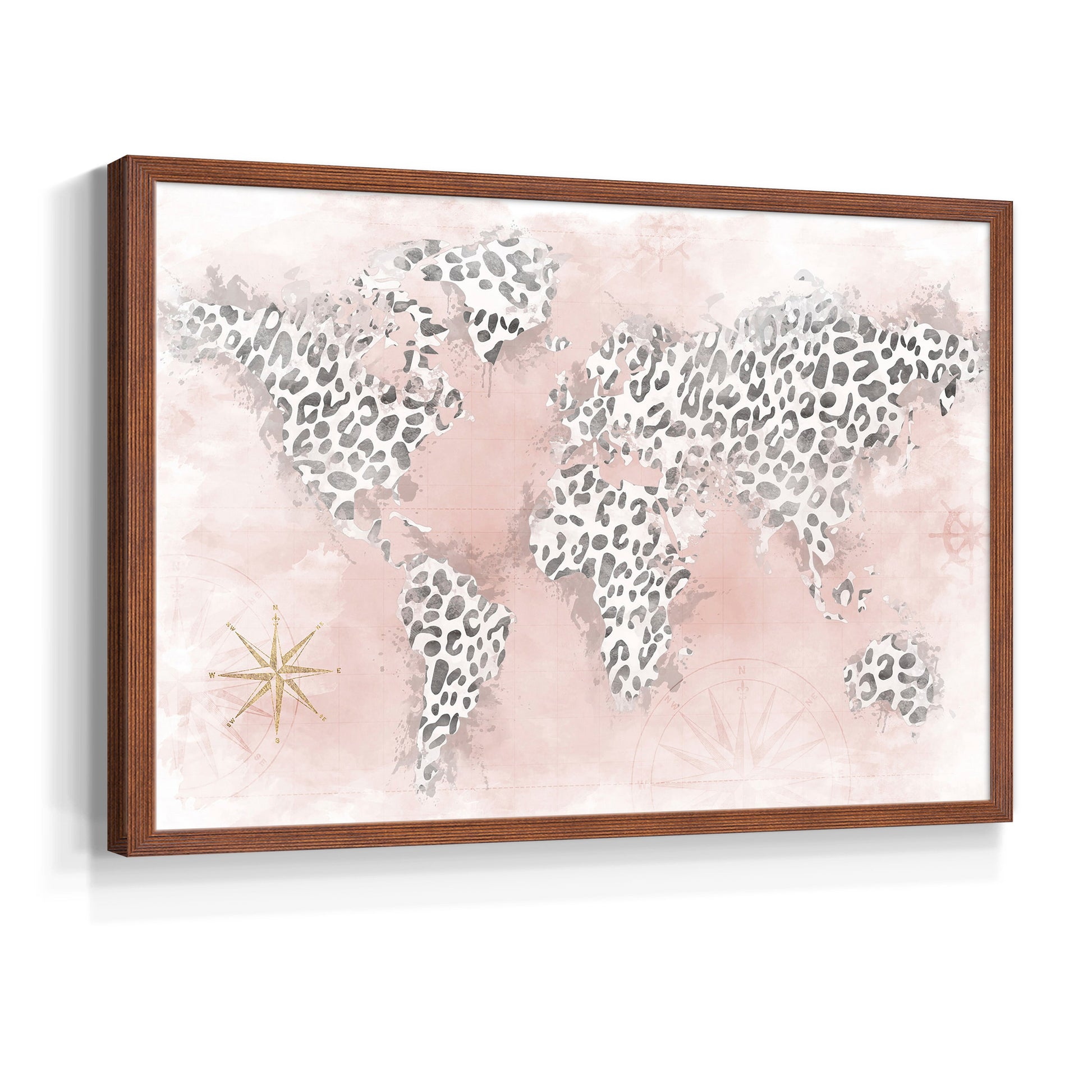 45092,world map,leopard print,artwork,modern design,soft pink,vintage compass,home decor,animal print,wall art,illustration,geography,stylish,elegant,framed art,contemporary decor,creative design,interior design,textured background,decorative piece,travel theme,nature inspired,unique artwork,global map,chic decor,feminine style,abstract art,wall decoration,visual art,fashionable design,printed map,color palette,animal kingdom,contemporary artwork,tropical themes,patterned map,Re-stickable,Text & Numbers