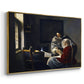 Girl Interrupted at Her Music, c. 1658-1659 - Floater Framed Canvas Print