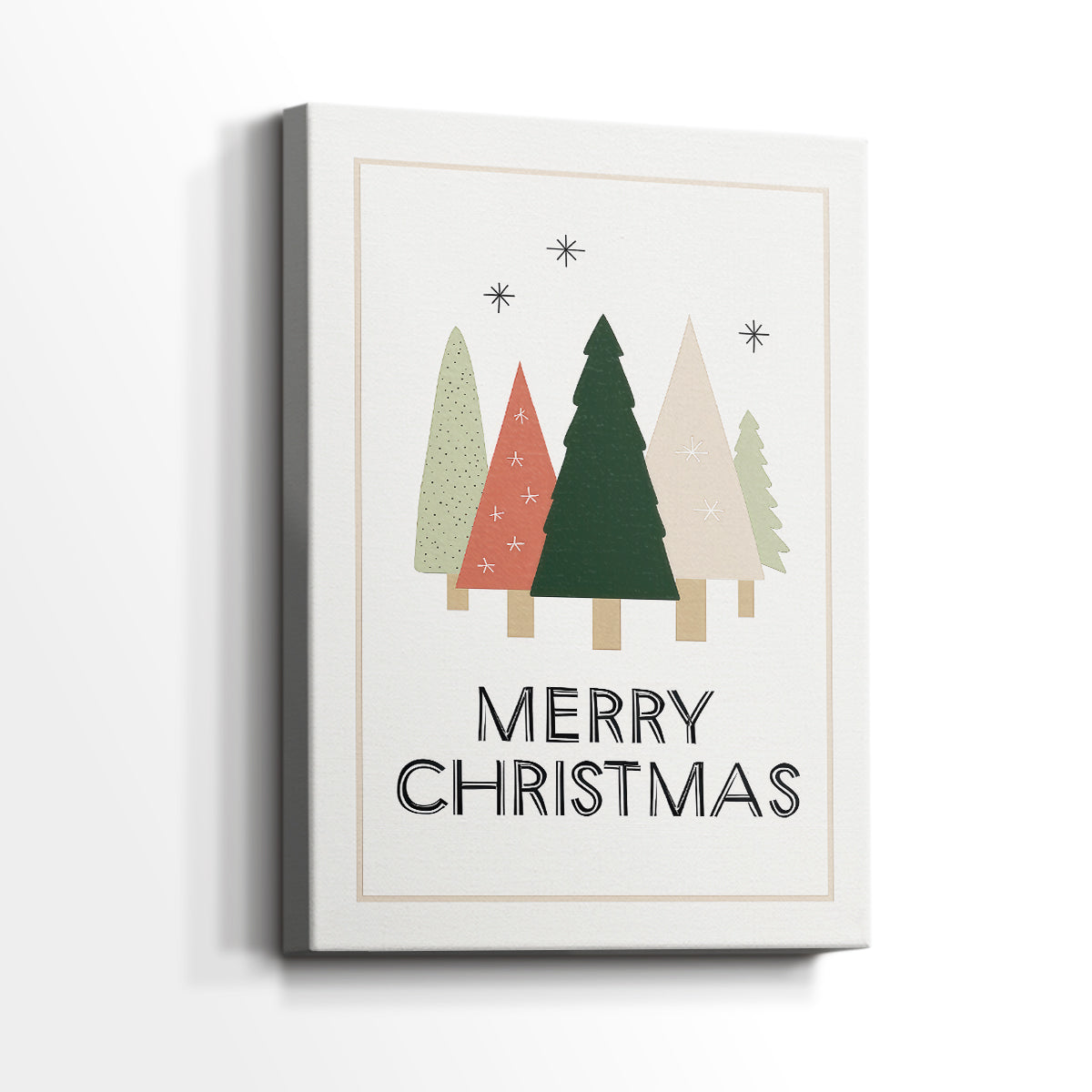 Pearled Yule Carol - Canvas Art Print