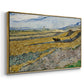 Enclosed Field with Ploughman, 1889 - Floater Framed Canvas Print
