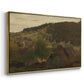 Landscape from Ebersteinburg in Baden, 1876 - Floater Framed Canvas Print