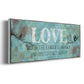 Love Between Us - Floater Framed Canvas Print